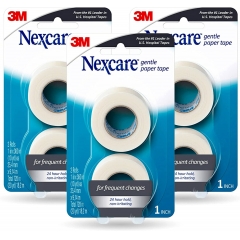 國民防護  Nexcare 温和纸质急救胶带,用于固定纱布和...