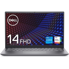 Dell 移動筆記型電腦 靈越 14 5410 銀色 Win11/14FHD/Core i5-11320H/8GB/256GB SSD/Web相機/無線 LAN NI554A-BWL