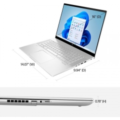HP Envy 16 吋 120Hz WQXGA (2560x1600) IPS 觸控螢幕筆記型電腦 2023 新款 | 英特爾 i9-13900H 14 核心 | NVIDIA GeForce RTX 4060 | 背光鍵盤 | Thun