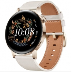 HUAWEI 華爲 Watch GT 3 Pro 智能手表,钛外殼,藍寶石表盤,氧氣飽和度和心率監測,電池壽命長,钛表帶,46毫米