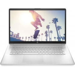 HP 惠普 笔记本电脑 17.3 英寸 HD+ 显示屏(英特尔酷睿 i3-1125G4,8GB DDR4 内存,512GB 固态硬盘,英特尔超高清显卡,Windows 11,QWERTZ 键盘)银色